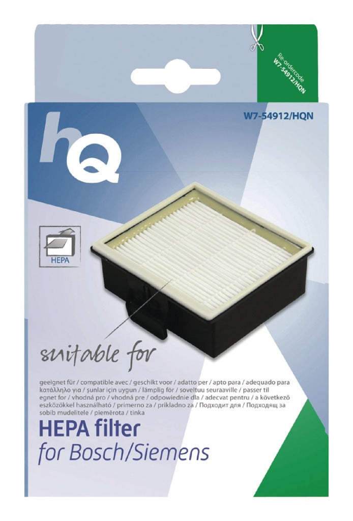 HQ HQ W7-54912-HQN Filtro HEPA attivo Bosch Siemens
