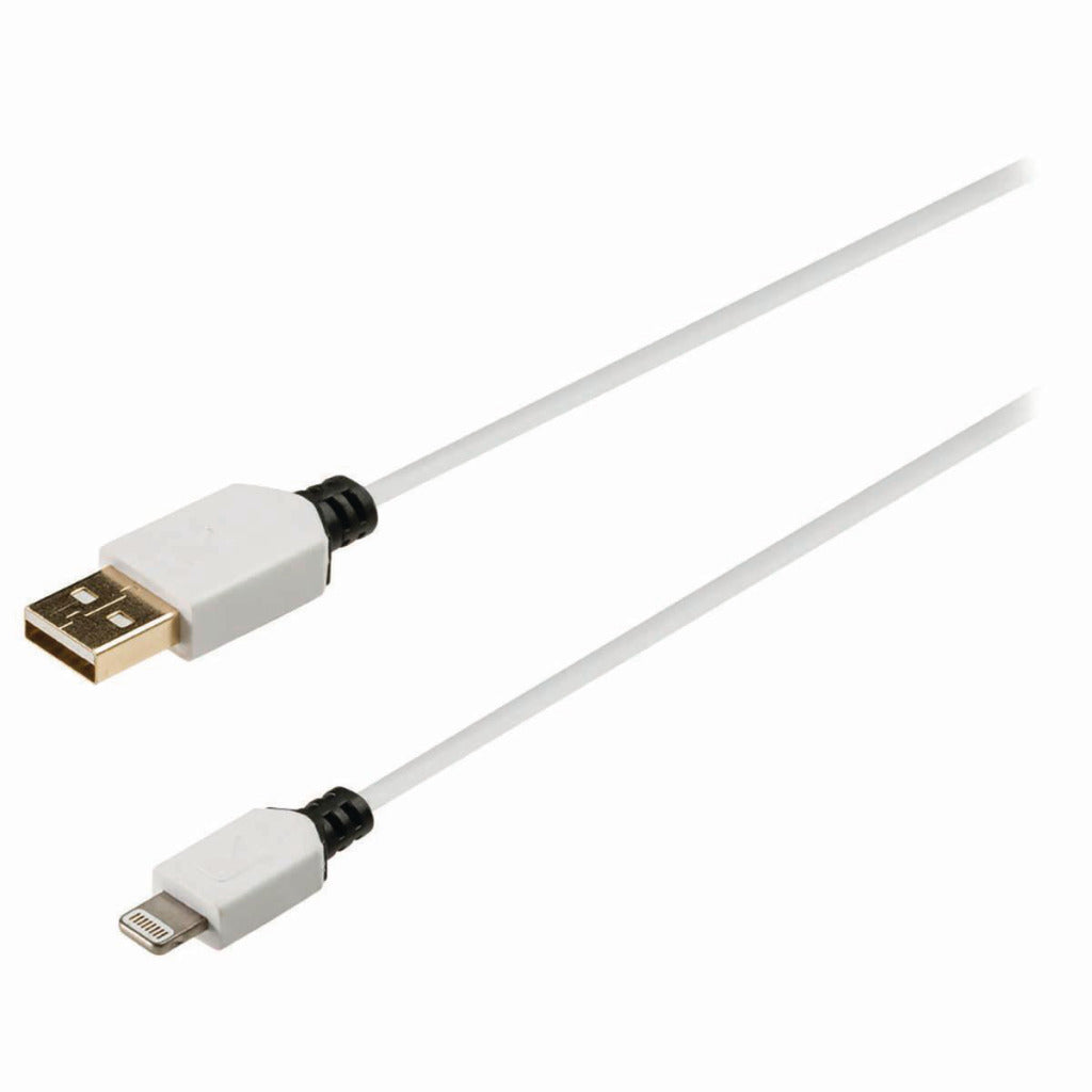 Nedis CCBW39300WT10 Dati e ricarica Lightning a 8 pin USB maschio USB un maschio 1,0 m bianco