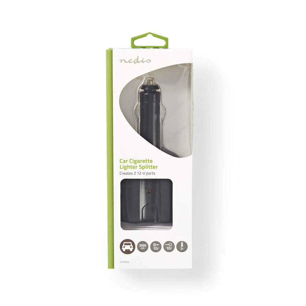 Nedis DCPA002 Universal DC-VoedingSadapter 12 VDC Car Charger a 2 vie
