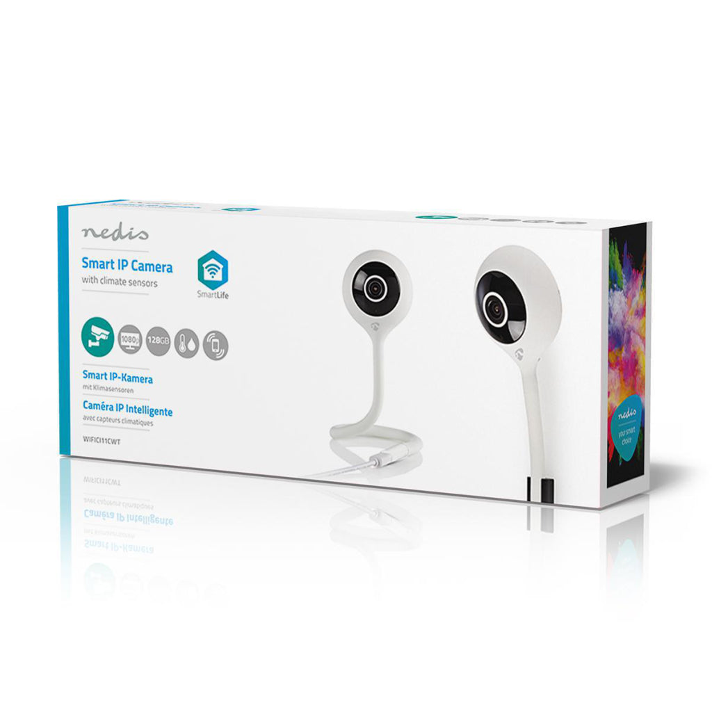 NEDIS WiFi11cwt Wi-Fi IP Climate Sensor Full-HD 1080p