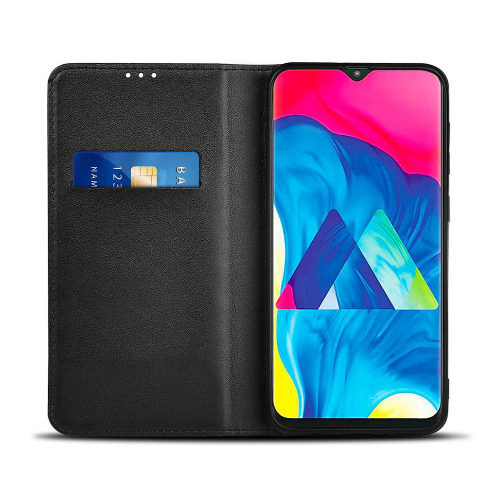 NEDIS SWB10022BK Libro de billetera para Galaxy M10 Black