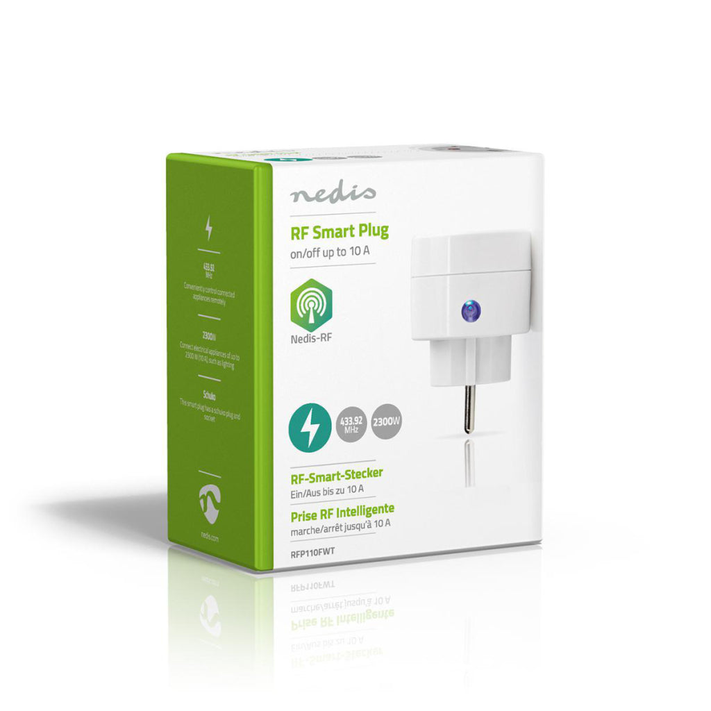 Nedis RFP110FWT RF Plug On da Schuko Tipo F 2300 W