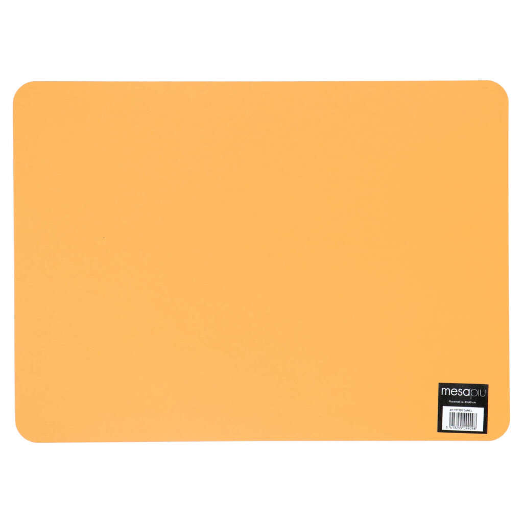 Mesapiu Mesapiu PlayMat Leather Look Camel 45x33 cm