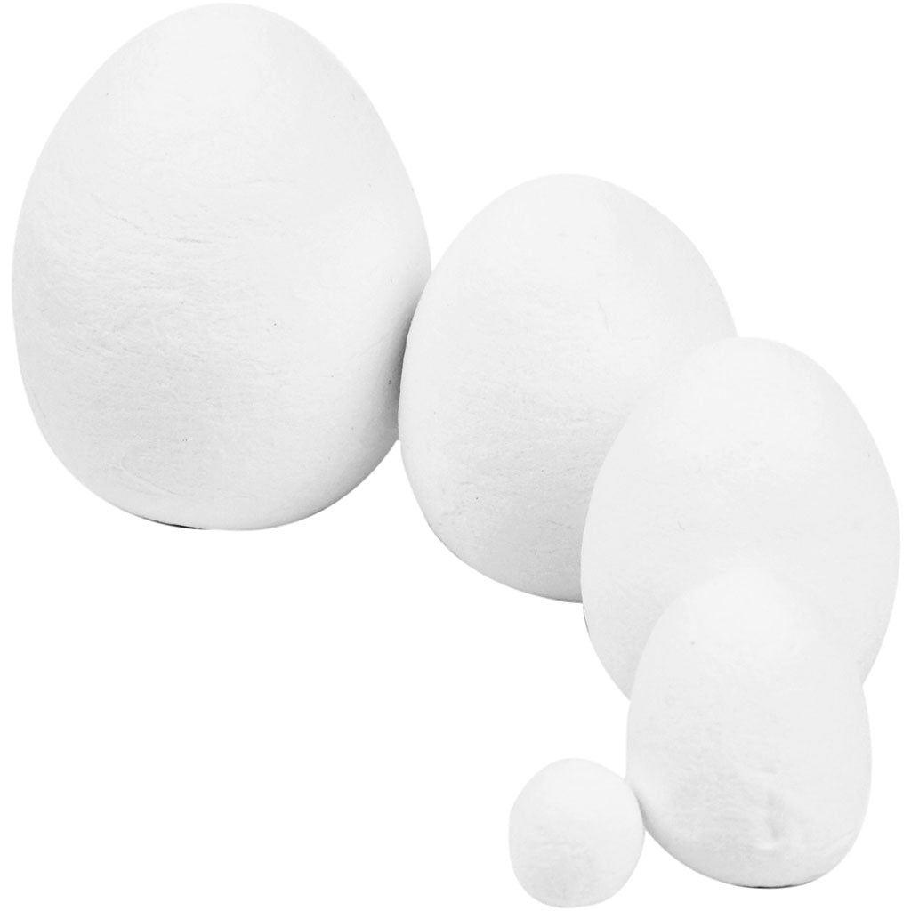 Uovo aziendale Creativ, misura 12+25+35+40+47 mm, bianco, 200 pezzi 1 scatola