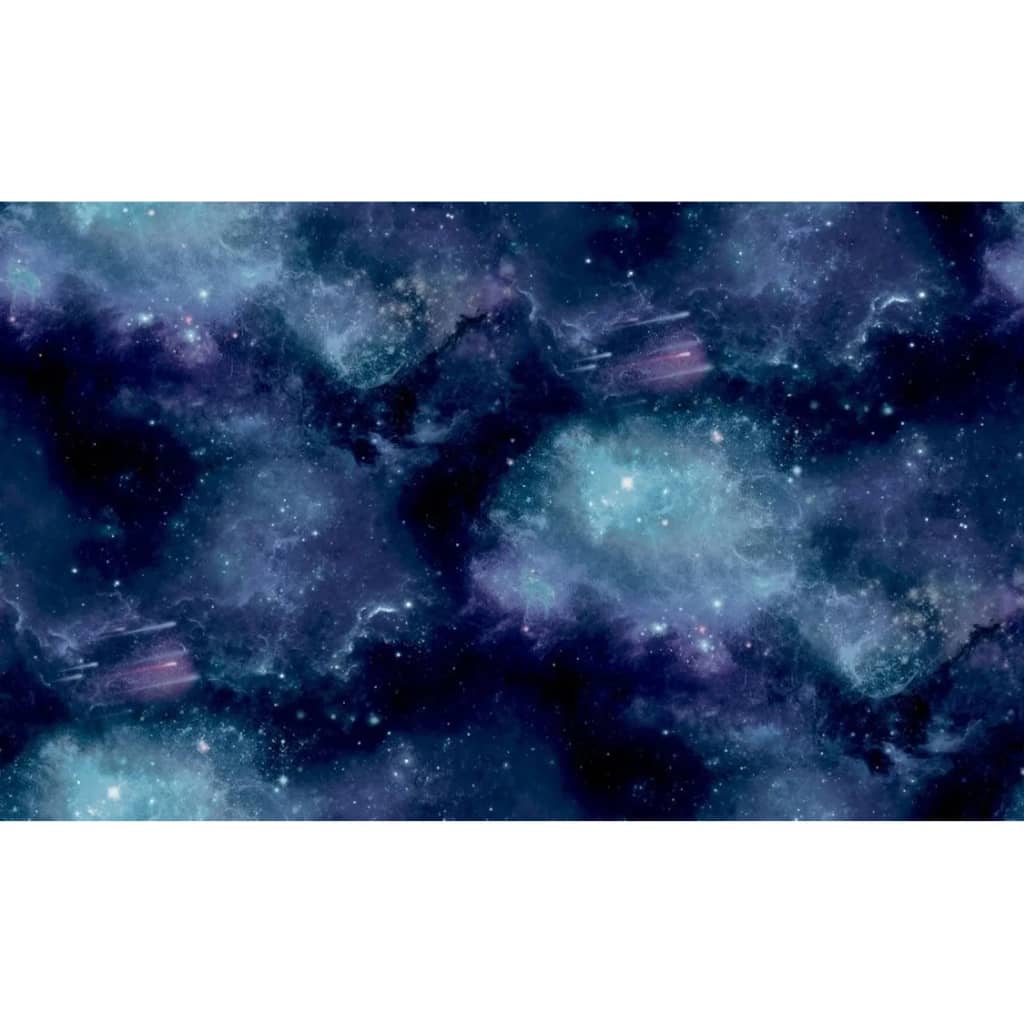 Wall North Noordwand Wallpaper Good Vibes Galaxy con negro y morado