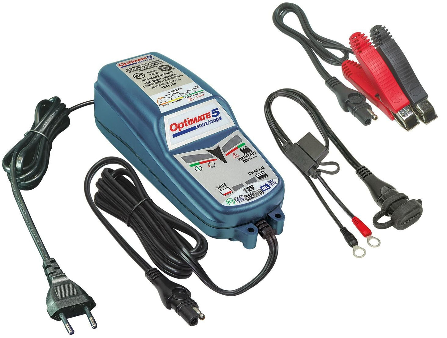 TecMate Battery Charger Optate 5 Start Stop Optate 5 Cargador 4A
