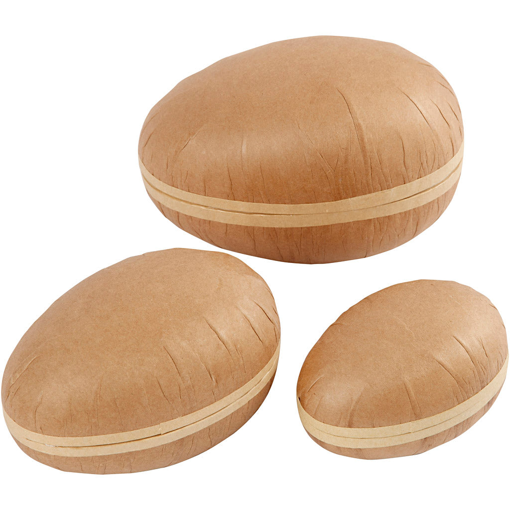 Uovo due pezzi Creativ company, l: 12+15+18 cm, 3 pezzi 1 scatola