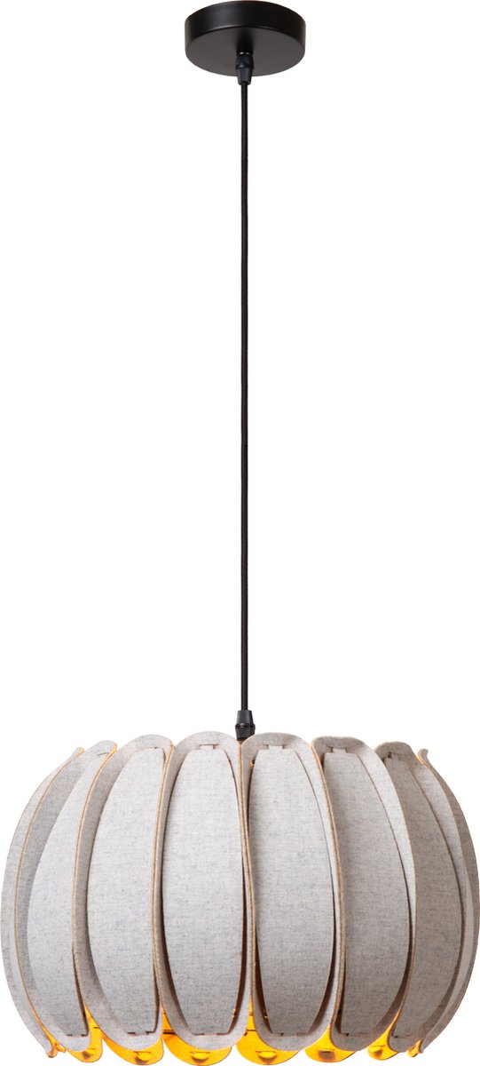 Lucide spencer - hanglamp - ø 30 cm - 1xe27 - grijs