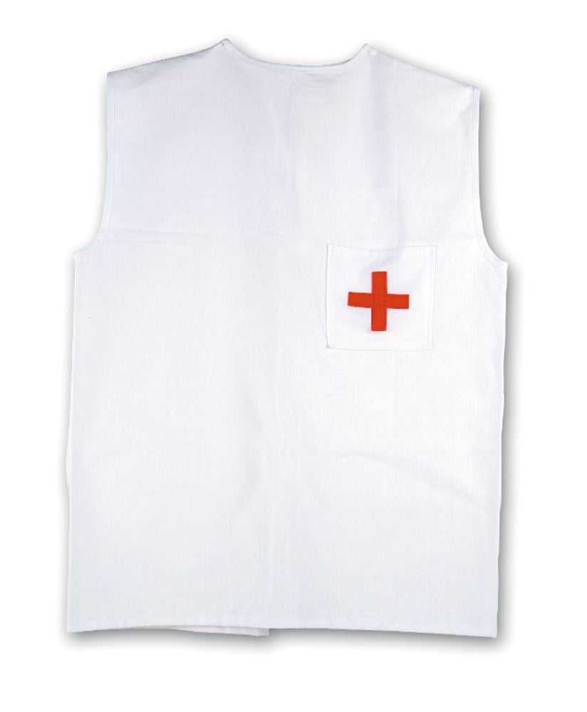 Grembiule da medico Egmont con cappello. 54x44 ca