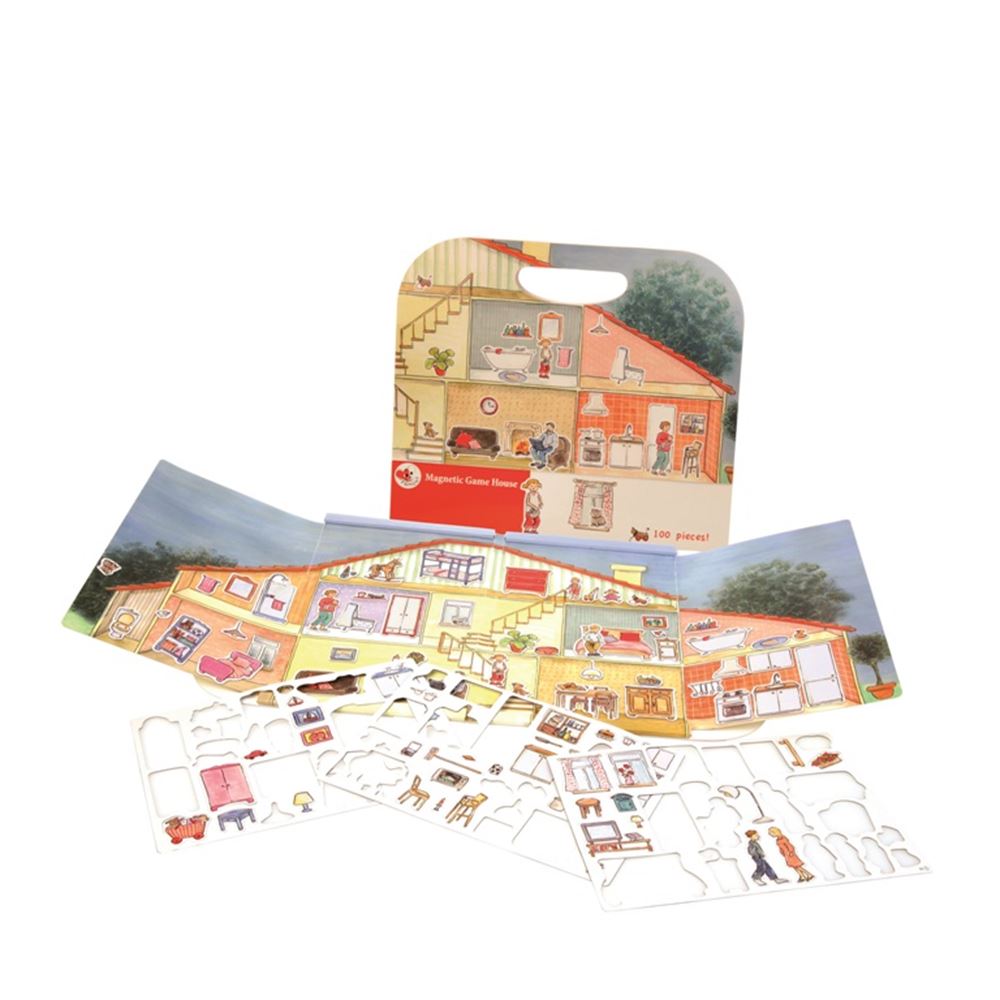 Casa da gioco magnetica Egmont. 25x24x1cm. 3+
