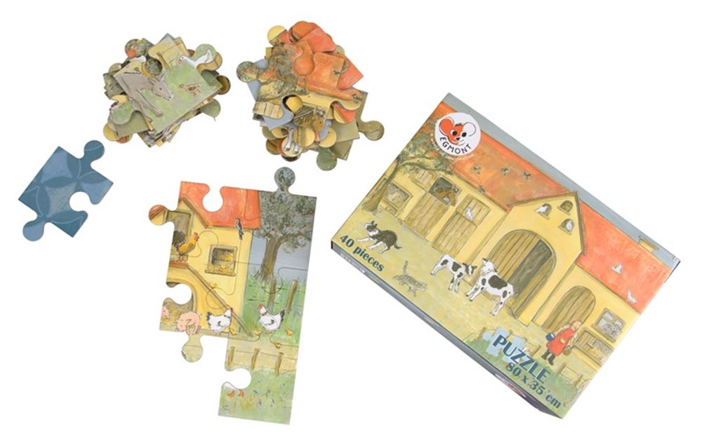 Puzzle 40 pezzi fattoria. 29,5x20x8 c
