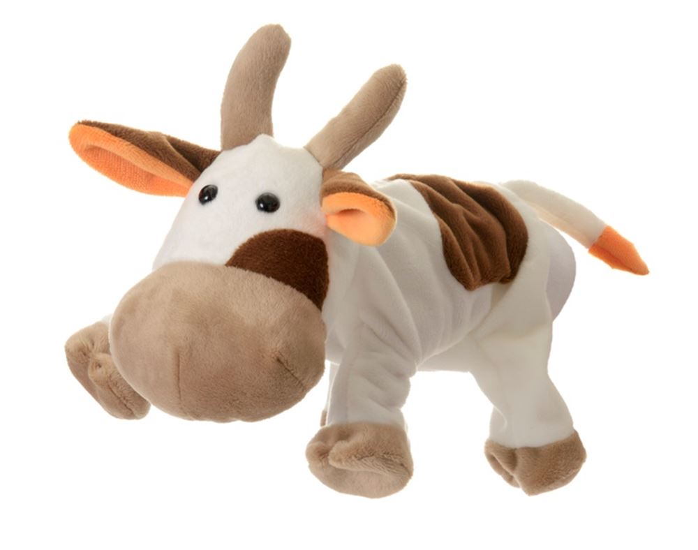 Mucca animale guanto Egmont. 30cm. 0+