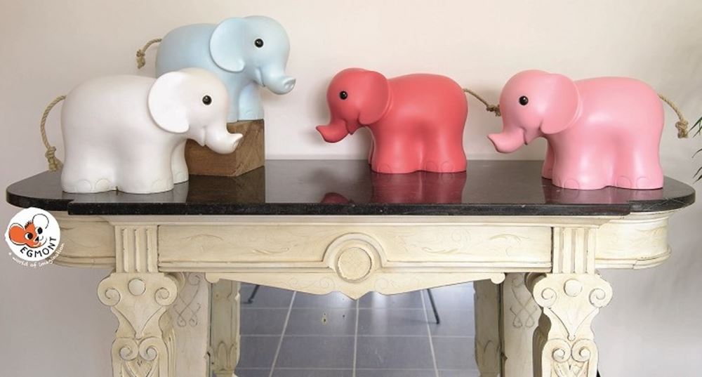 Lampada Egmont elefante azzurro 22x32x16