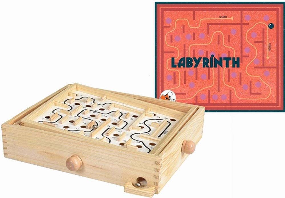 Gioco: labirinto. 31 x 26 x 8 cm 5+
