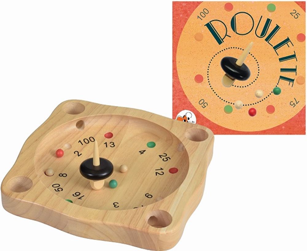 Gioco: roulette. 25 x 25 x 4 cm 5+