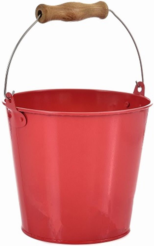 Secchio rosso 15 x 14 cm. 3+