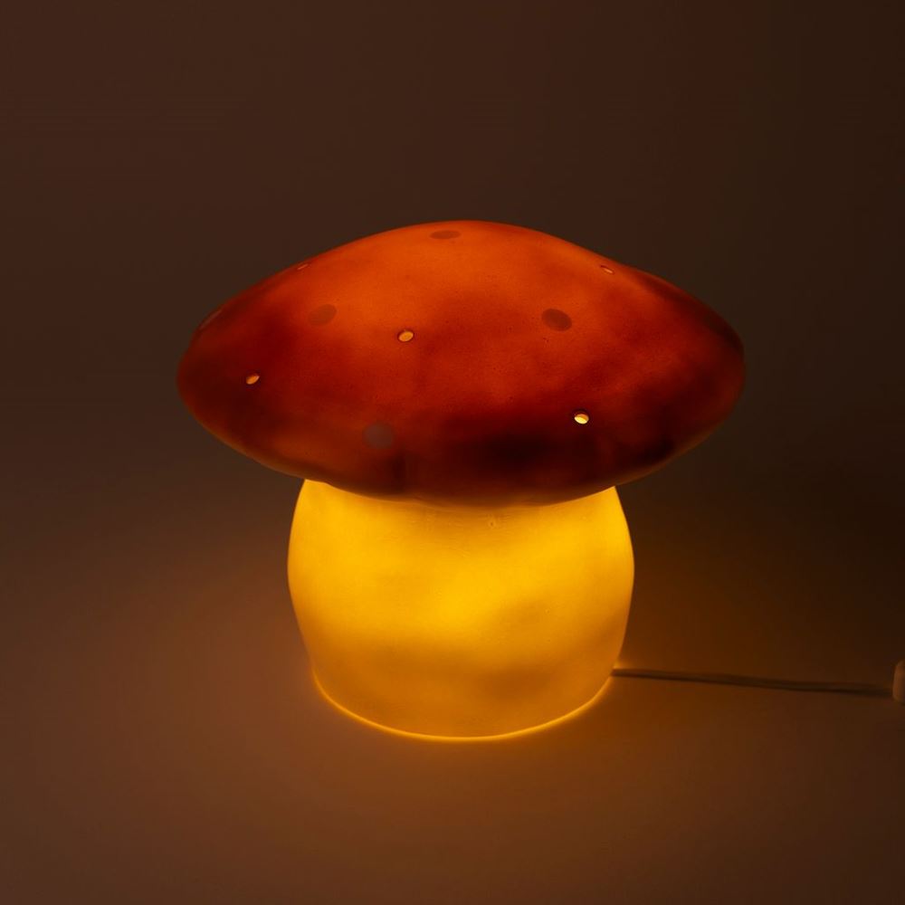 Lampada Egmont fungo terra + dimmer.