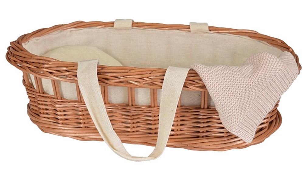 Navicella in vimini Egmont. 40x24,5x12cm.