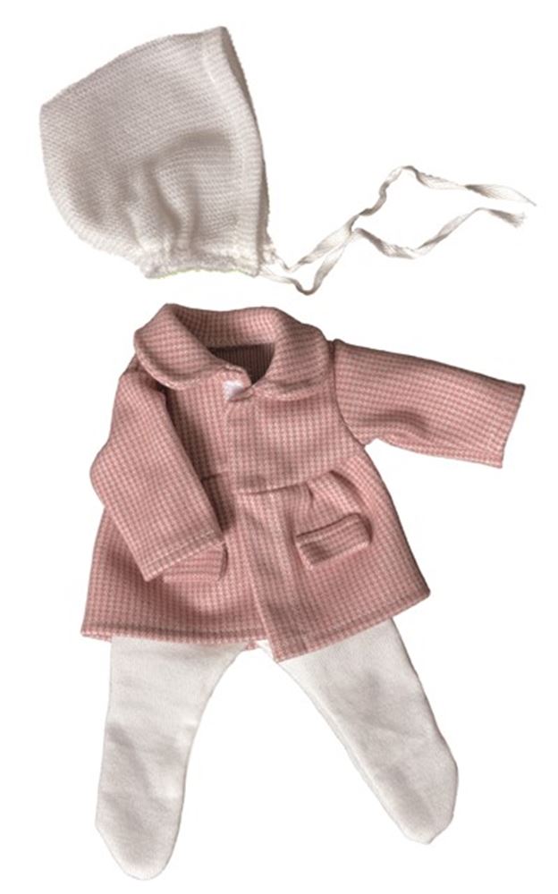 Vestiti per bambole rosa perla. 1+