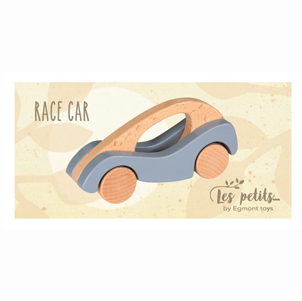 Auto da corsa in legno. 1+18 x 9 x 4,5 cm