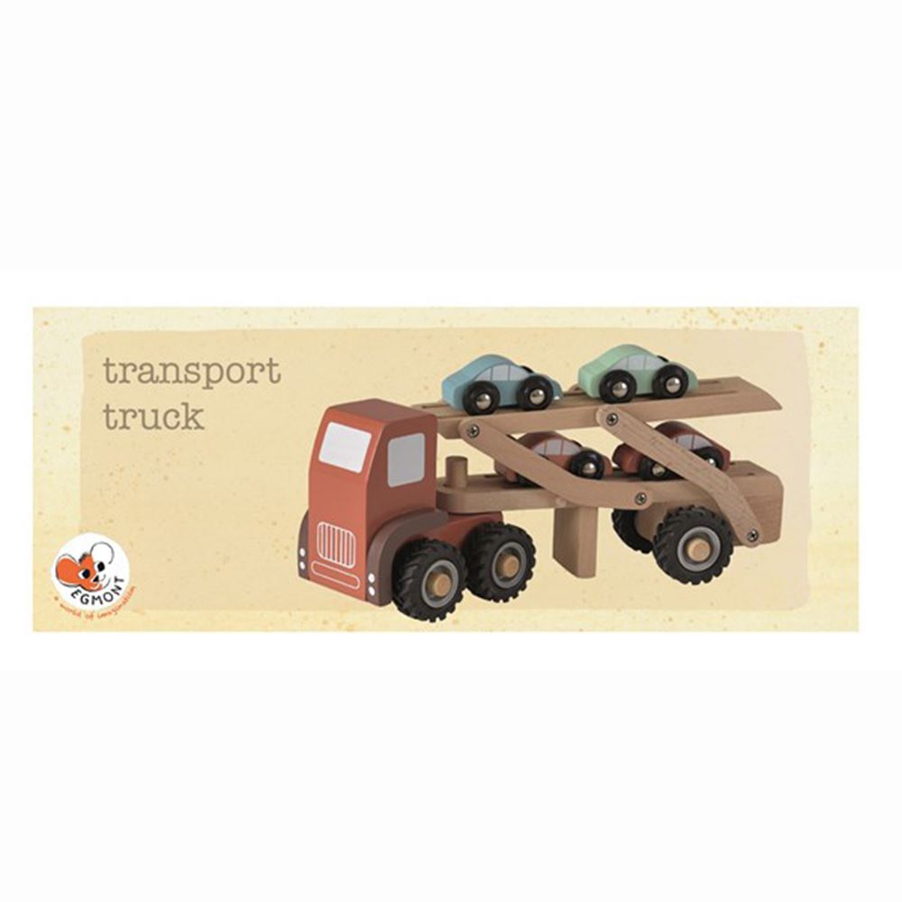 Trasporto auto in legno Egmont con 4 auto