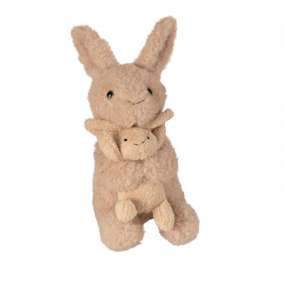 Egmont knuffel emile met baby. 20x10 cm.