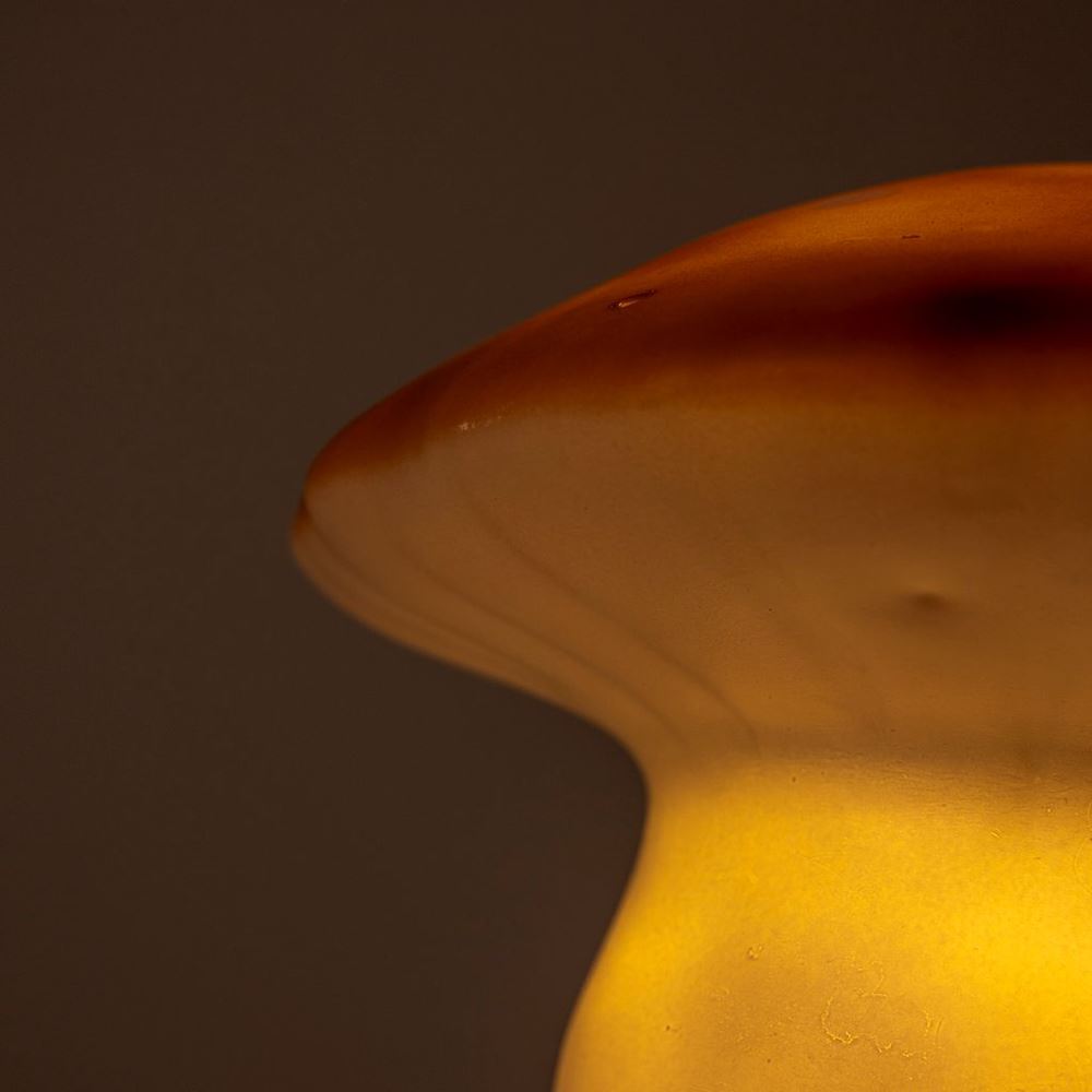 Egmont lamp paddenstoel chocolade+dimmer