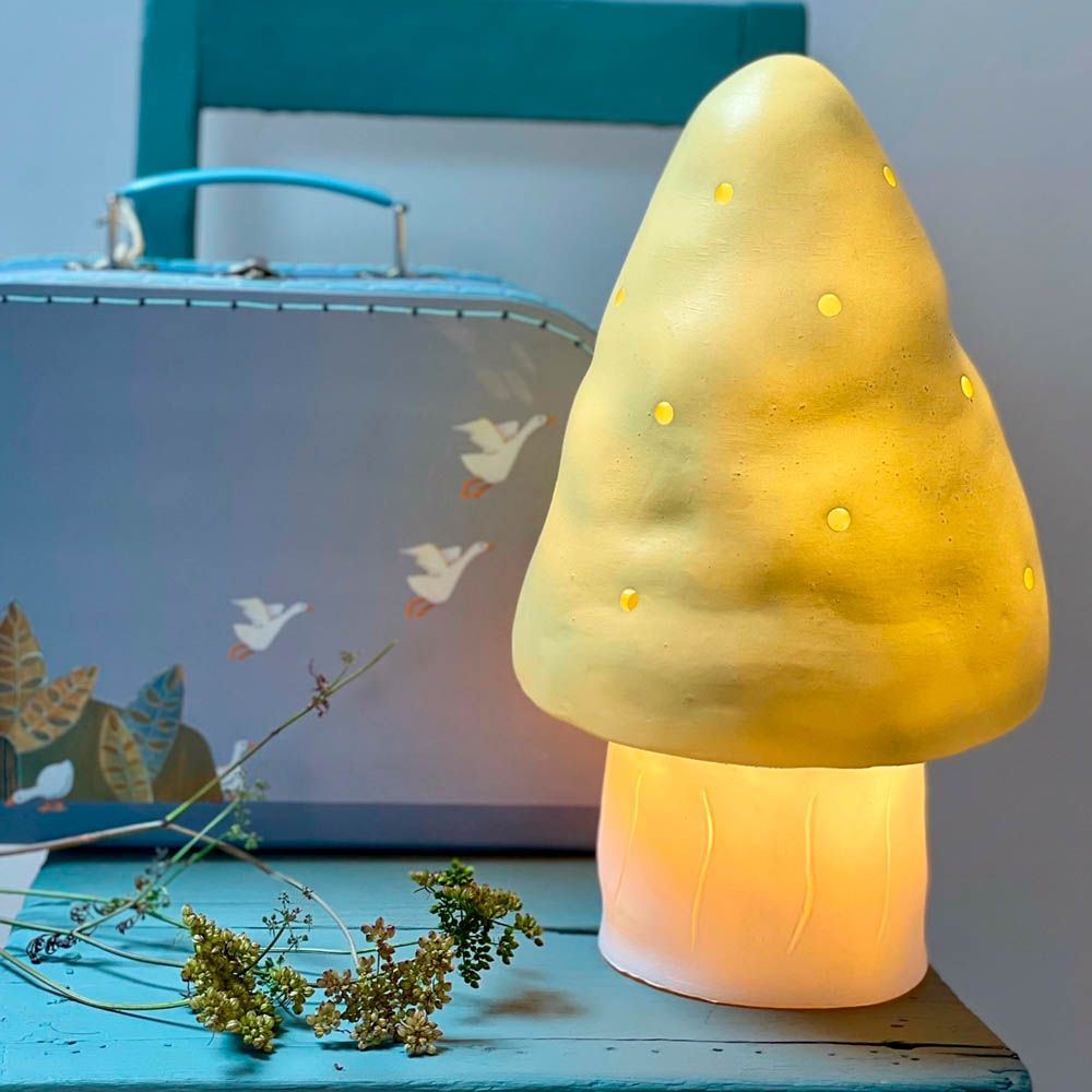 Egmont lamp paddenstoel amandel + dimmer