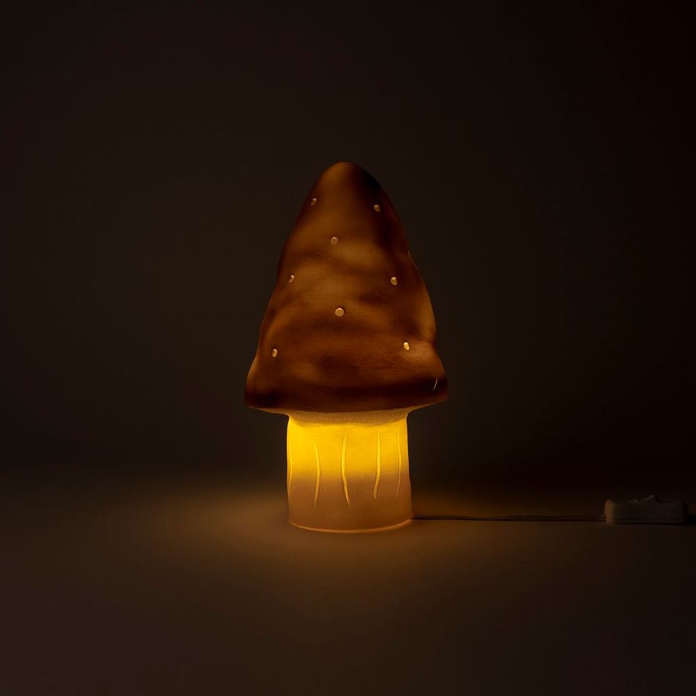 Egmont lamp paddenstoel chocolade + dimm
