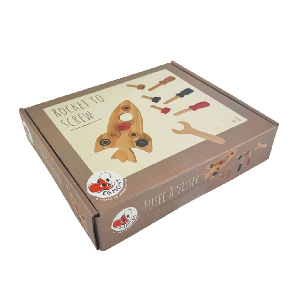 Egmont houten raket om te monteren! 19x1