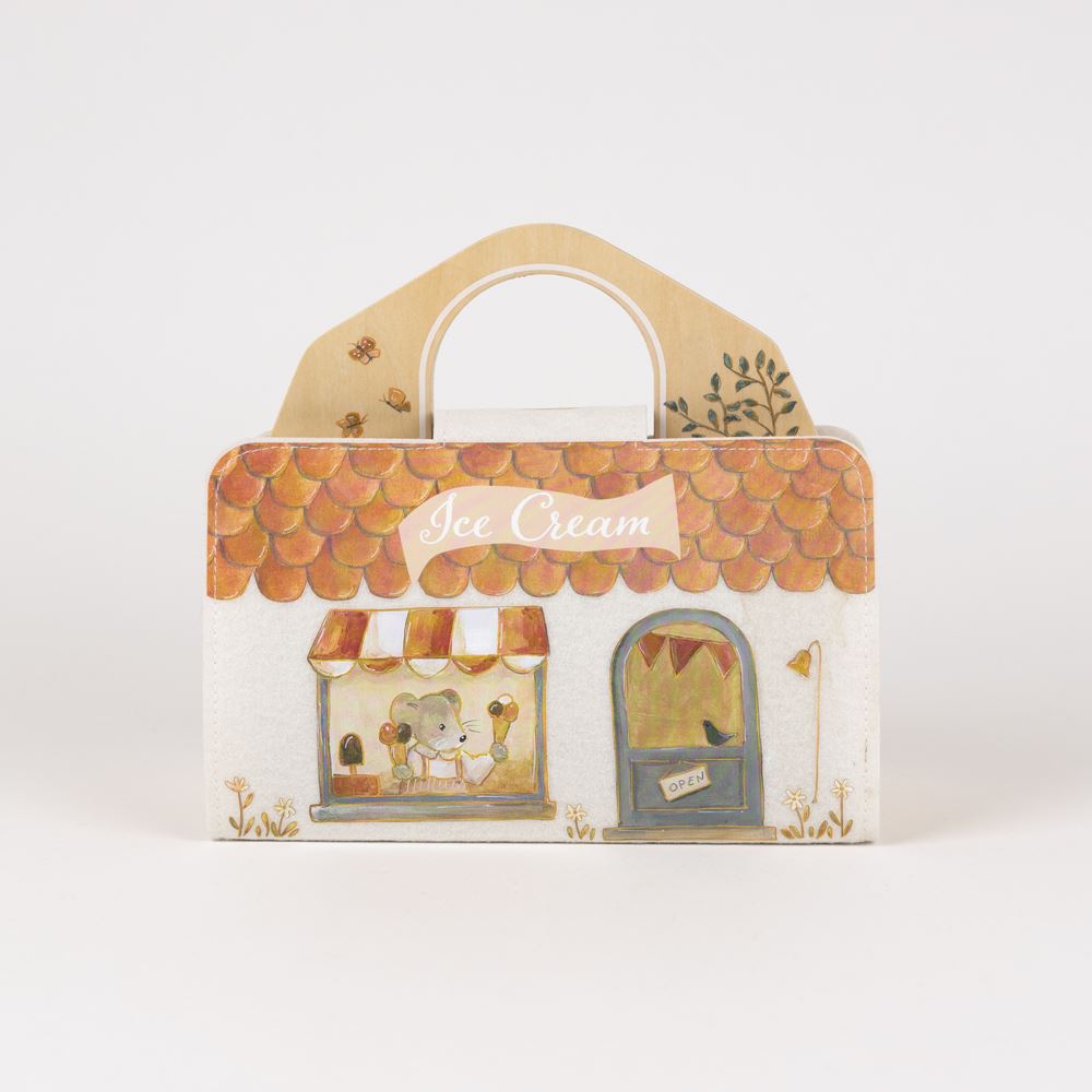 Mini amici della gelateria Egmont. 23x21x10