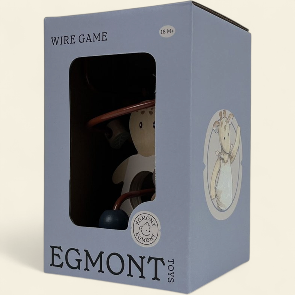 Juego de alambre de cuentas de madera Egmont Leonie. 9x1