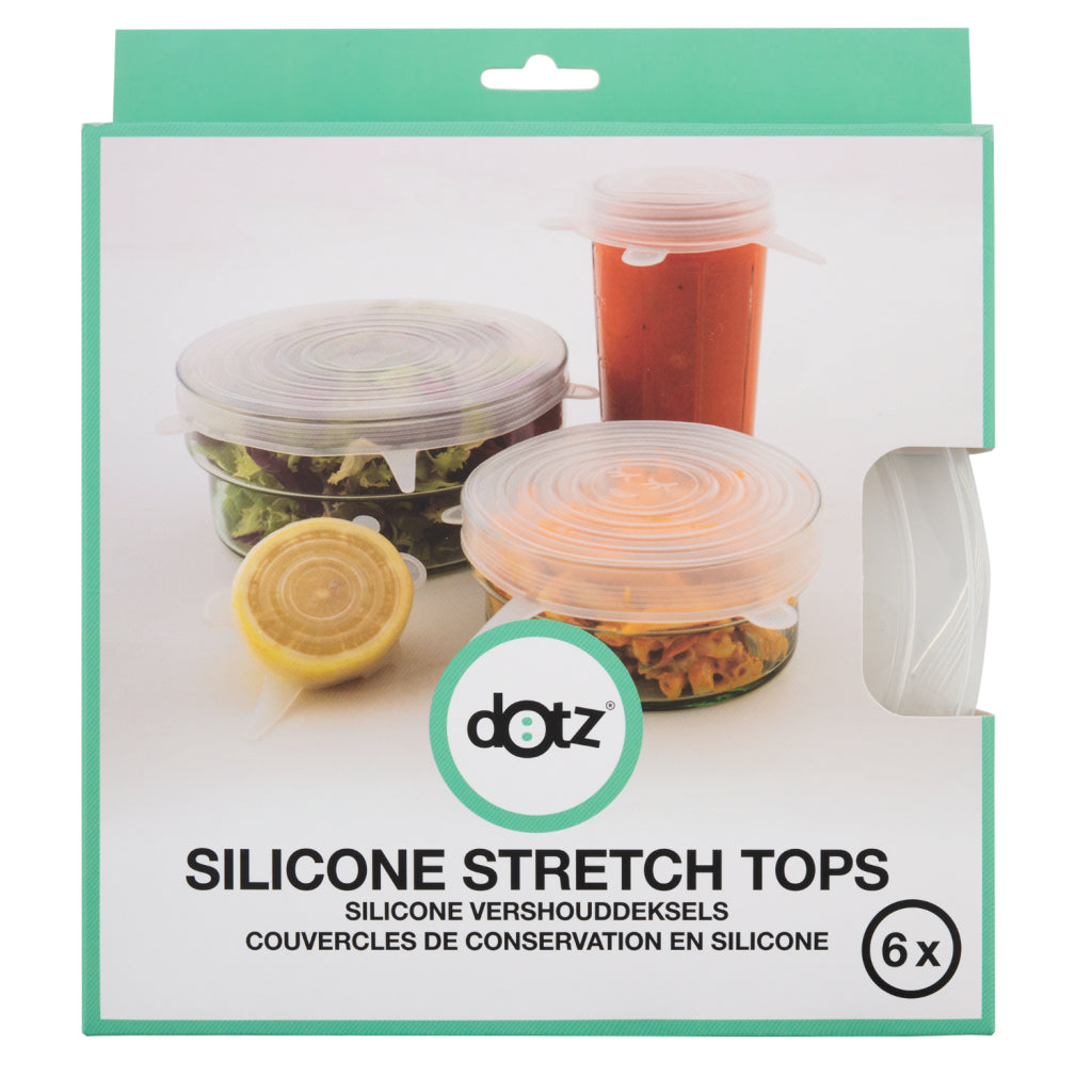 Dotz dotz silicone flessibile coperchi da 6 pezzi 6 pezzi