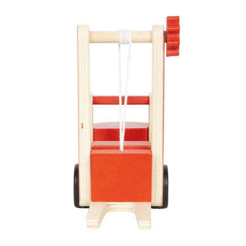Pieno piccolo - carrello elevatore in legno con pallet