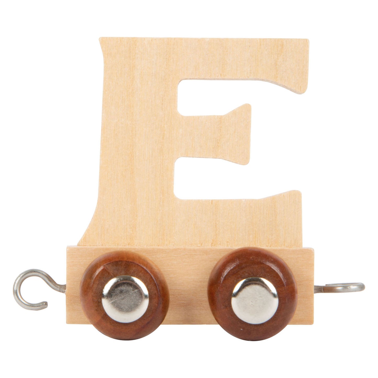 Piccole piede - Font di legno - E - 12 pezzi