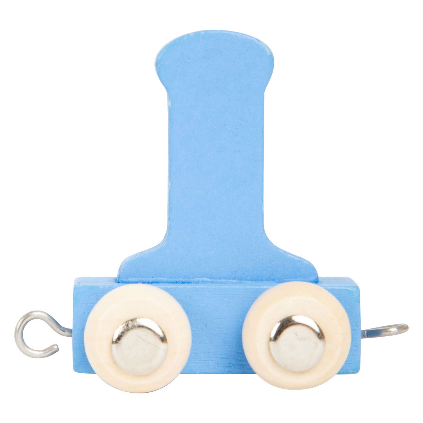 Piccolo piede - Font in legno Blu - I - 12 pezzi
