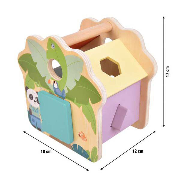 Small foot - Selezionatore di forme in legno Jungle Friends fsc