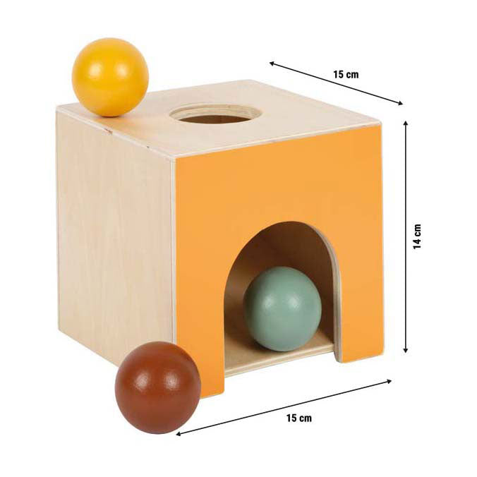Small foot - caja de mármol montessori de madera fsc