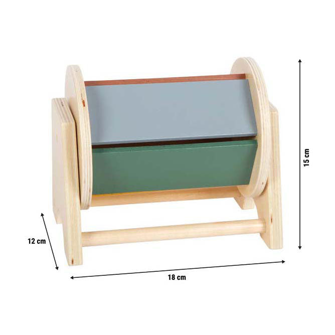 Small foot - tambor giratorio Montessori de madera fsc