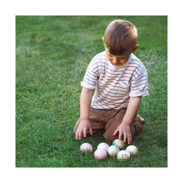 Small foot - gioco di bocce amici del giardino - 8 pz.