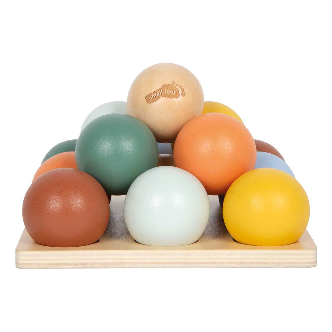 Small foot - Gioco di smistamento Montessori in legno con palline
