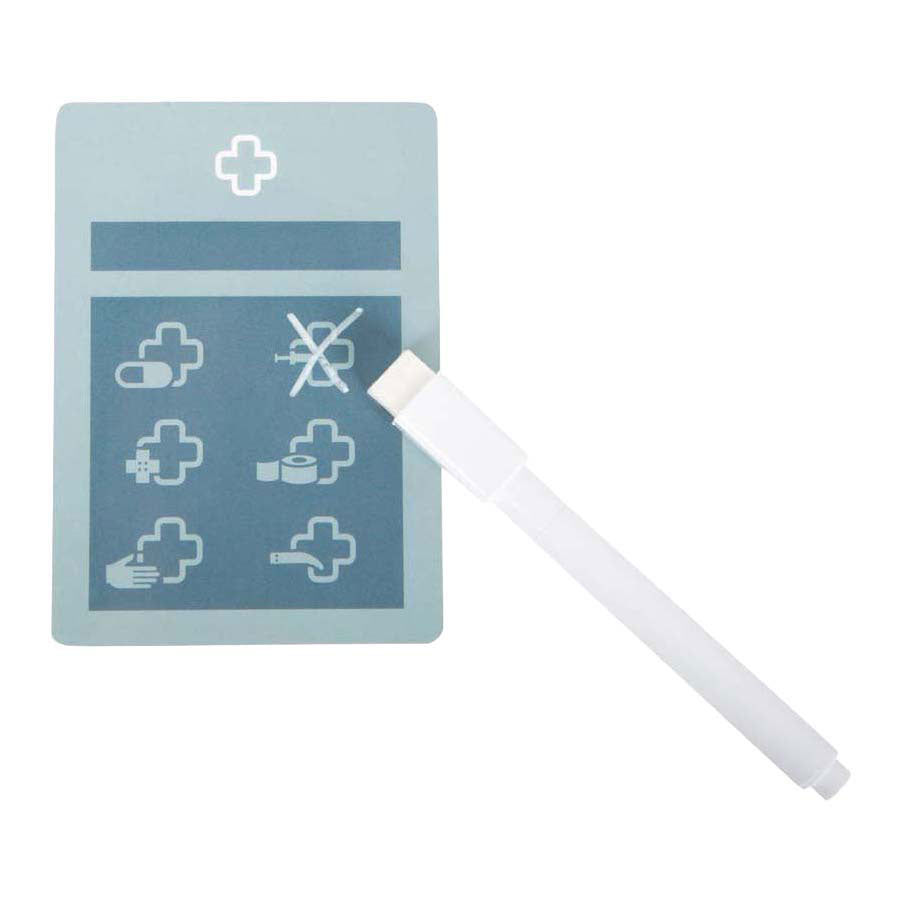 Small foot - set da gioco borsa da medico verde salvia - 8 pezzi.