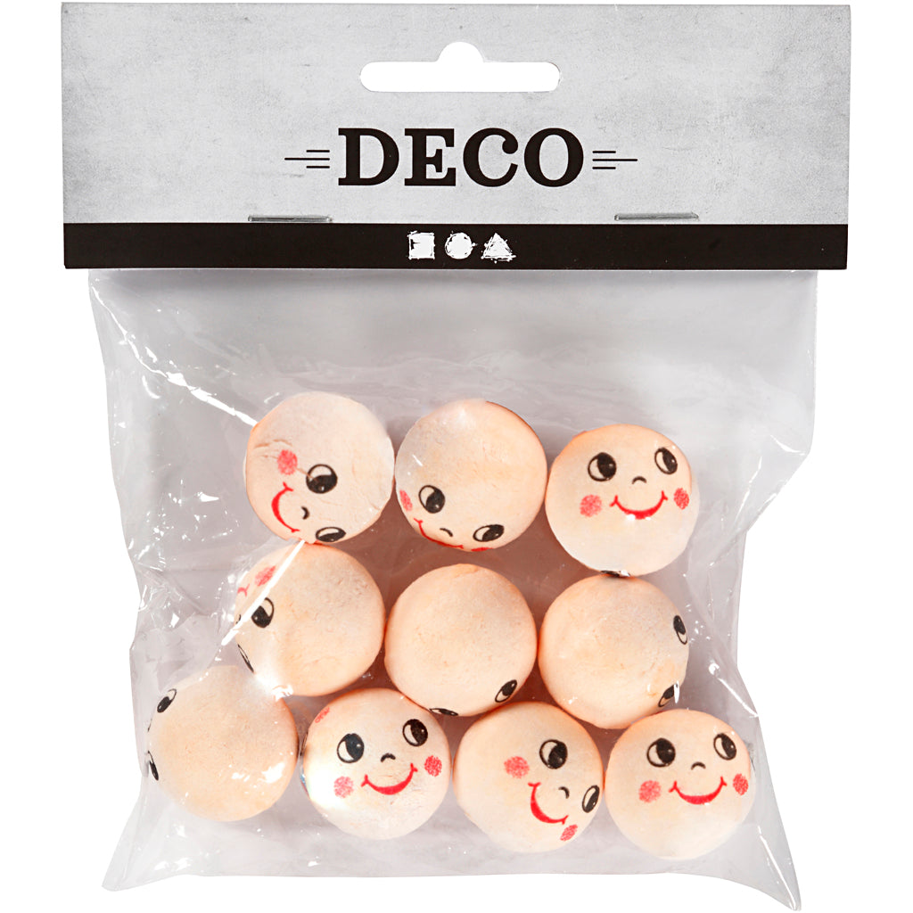 Teste aziendali Creativ, d 22 mm, beige chiaro, 10 pezzi 1 scatola