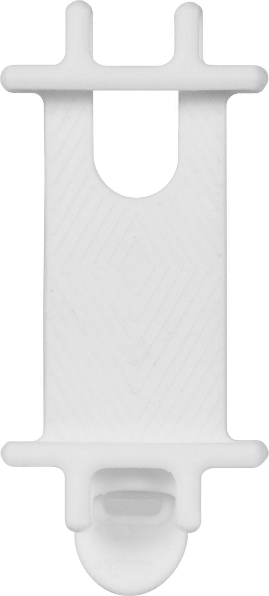 Soporte para teléfono Dresco - adecuado para teléfonos inteligentes de 10 a 15 cm - blanco
