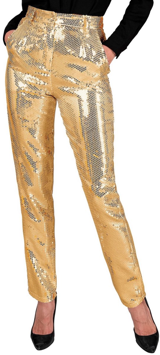 Pantalón lentejuelas Widmann orgullosa de ser oro mujer