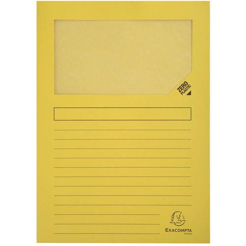 Cartella di smistamento exacomptaforever 50109e 31x22cm gialla
