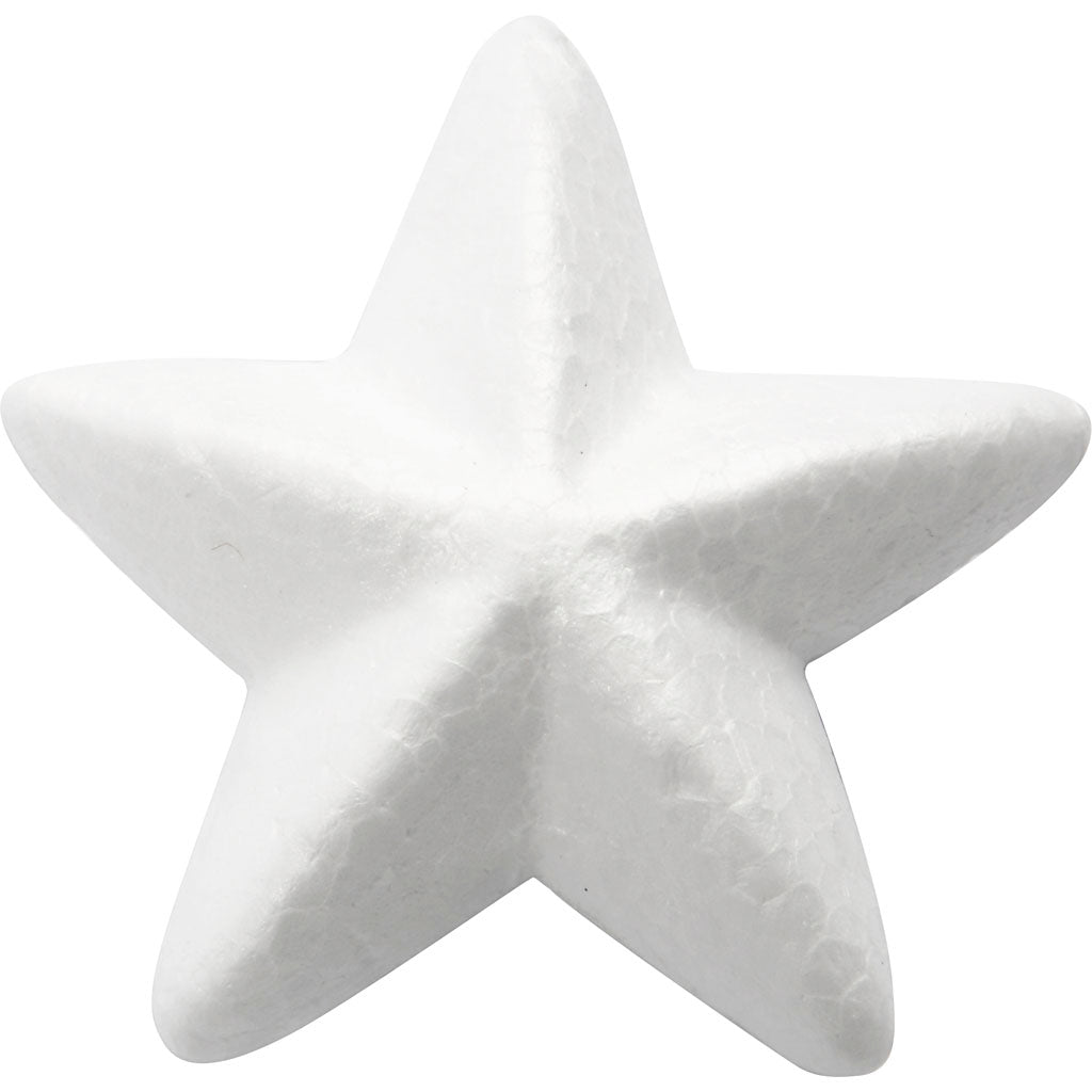 Estrellas de la empresa Creativ, ancho: 11 cm, blanco, 25 piezas 1 caja