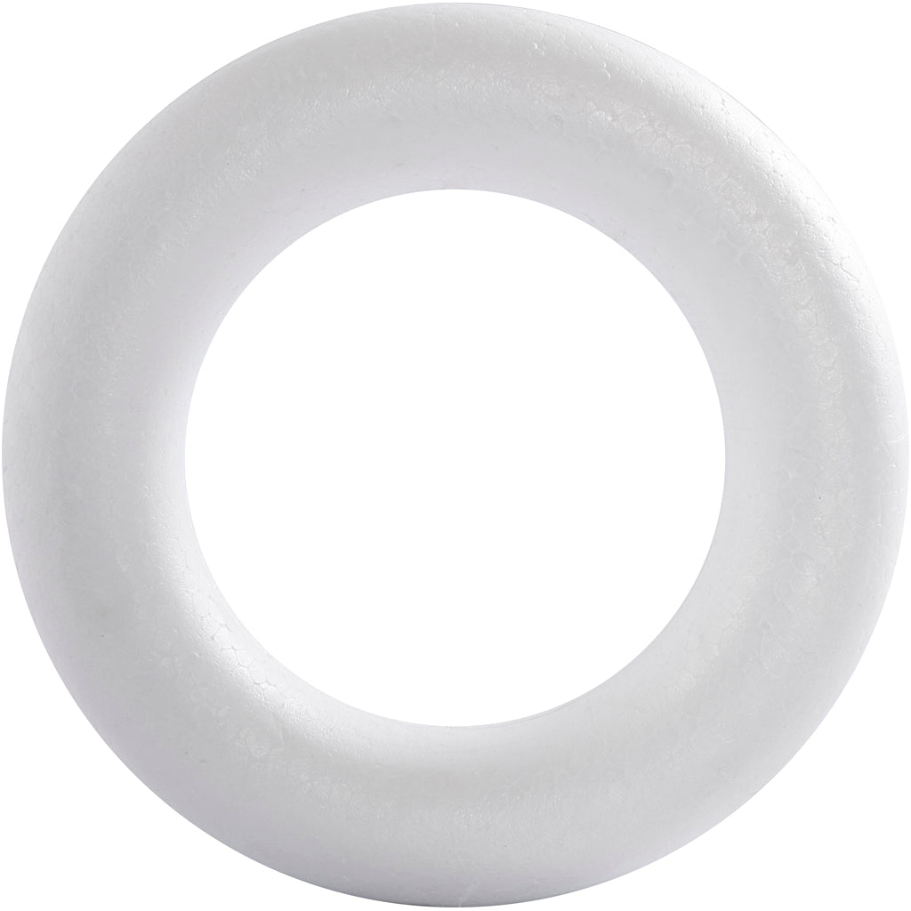 Carretiv Company Styropor Ring With Round Back, 35 cm