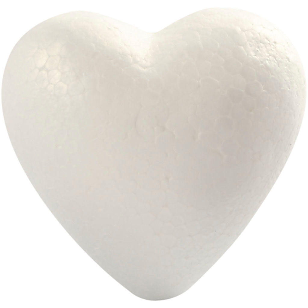 Cuori aziendali Creativ, h: 8 cm, p: 4,5 cm, l: 8 cm, bianco, 5 pezzi 1 scatola