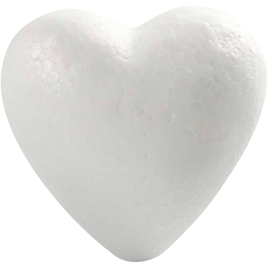 Cuori aziendali Creativ, h: 8 cm, p: 4,5 cm, l: 8 cm, bianco, 50 pezzi 1 scatola